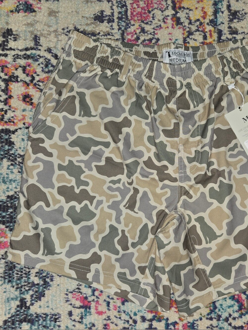 Men’s Camo Local Boy Shorts New